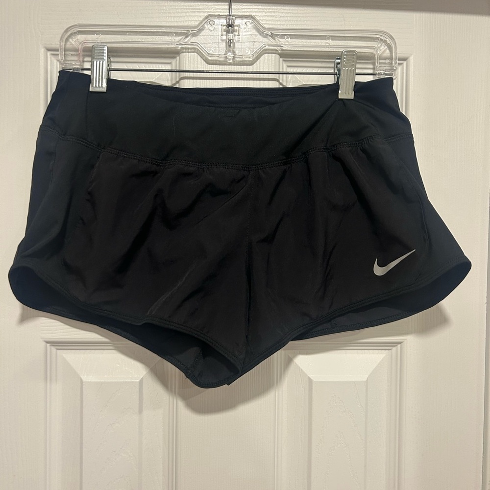 Nike Black‎ Athletic Shorts Moisture-Wicking Performance